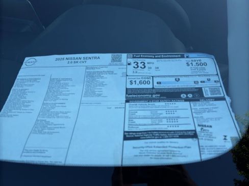 New 2025 Nissan Sentra SR image 12