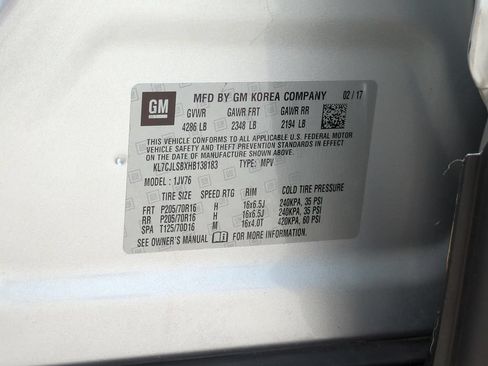 Used 2017 Chevrolet Trax LT w/ LT Convenience Package FWD image 24