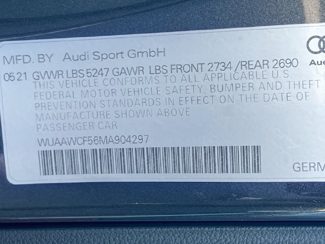 Used 2021 Audi RS 5 Sportback w/ Navigation Package AWD/4WD image 35