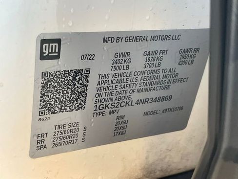 Used 2022 GMC Yukon AT4 w/ Technology Package image 38