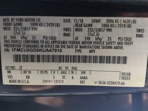 Used 2019 Ford Escape SE FWD image 33