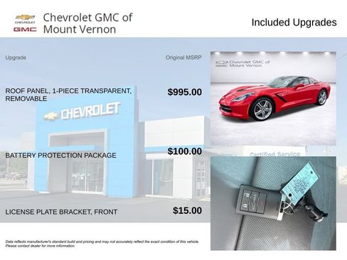 Used 2016 Chevrolet Corvette Stingray Coupe w/ Battery Protection Package RWD image 6