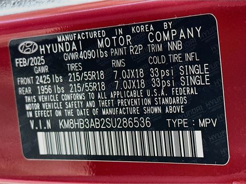 Used 2025 Hyundai Kona SEL FWD image 12