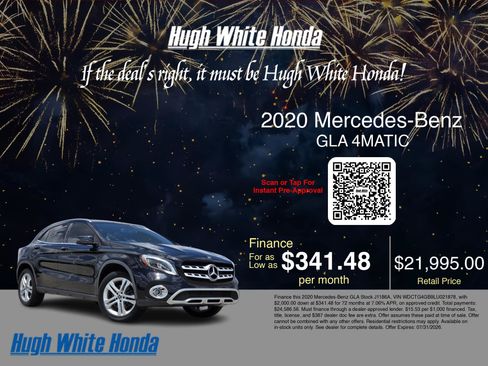 Used 2020 Mercedes-Benz GLA 250 4MATIC image 3