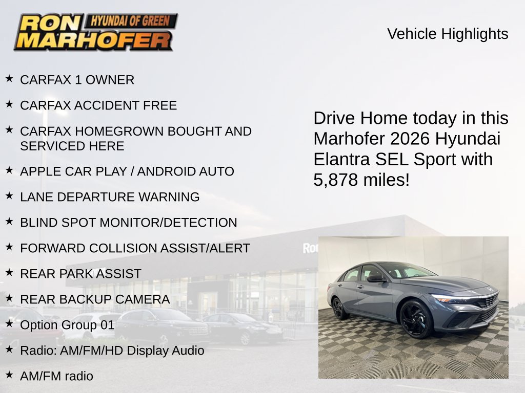 Used 2026 Hyundai Elantra Sport FWD image 15