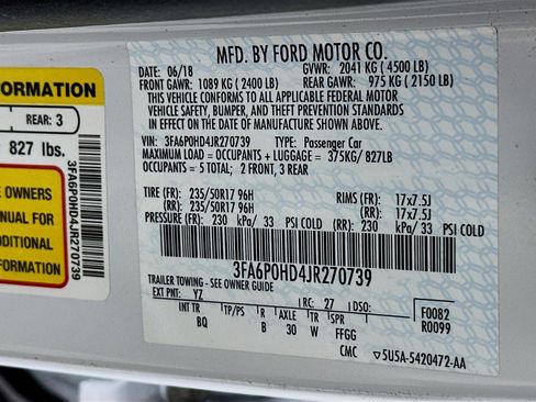 Used 2018 Ford Fusion SE image 12