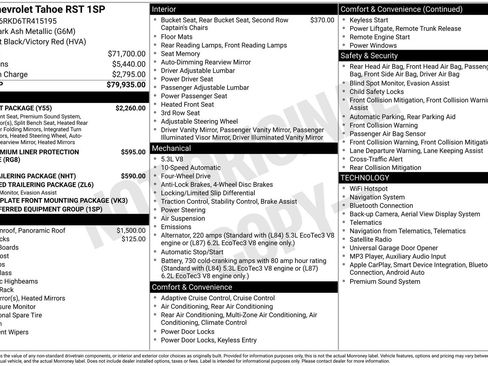 New 2026 Chevrolet Tahoe RST w/ Comfort Package AWD/4WD image 10