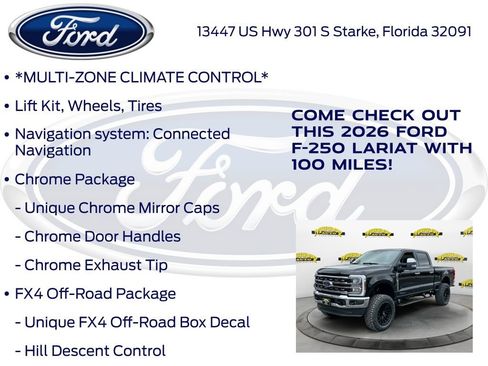 New 2026 Ford F250 Lariat w/ Chrome Package AWD/4WD image 15