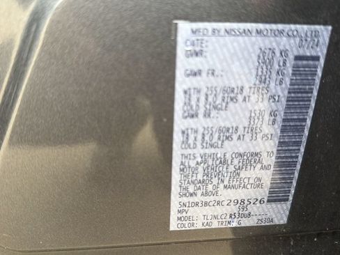 Certified 2024 Nissan Pathfinder SV AWD/4WD image 20
