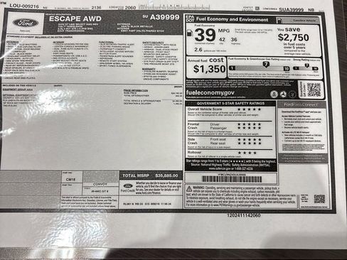 Used 2025 Ford Escape ST-Line Elite image 37