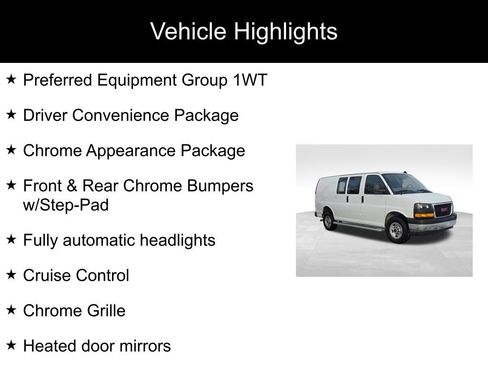 Used 2024 GMC Savana 2500 w/ Driver Convenience Package image 2