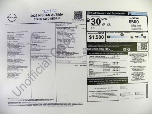 Used 2023 Nissan Altima 2.5 SR w/ SR Premium Package AWD/4WD image 19