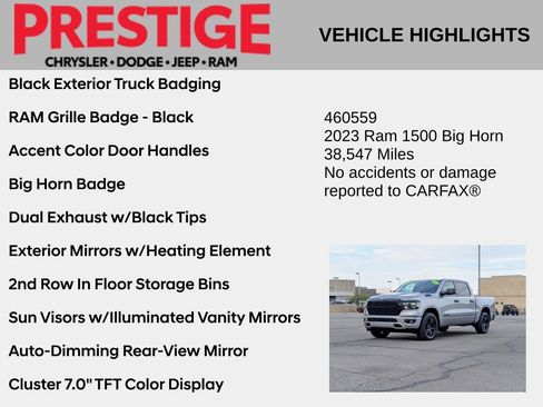 Used 2023 RAM 1500 Big Horn AWD/4WD image 8