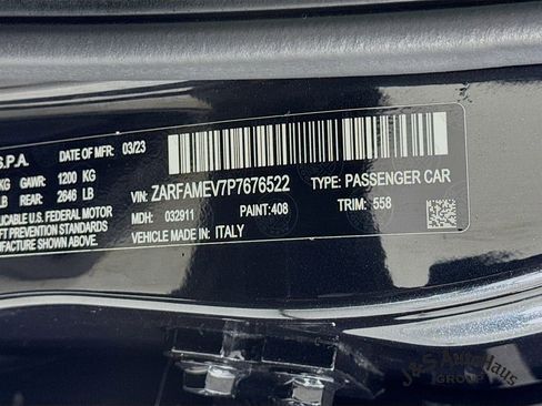 Used 2023 Alfa Romeo Giulia Quadrifoglio w/ Active Assist Plus Package image 39