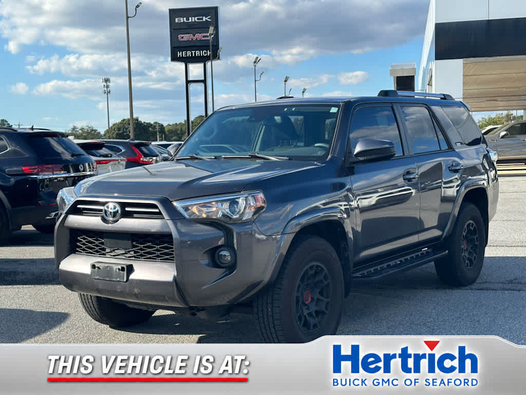 Used 2022 Toyota 4Runner SR5 w/ TRD Black Wheel Package (TMS) AWD/4WD image 1