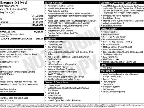 Certified 2022 Volkswagen ID.4 Pro S w/ Gradient Package RWD image 6