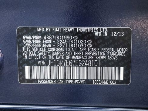 Used 2014 Subaru Impreza WRX Limited image 84