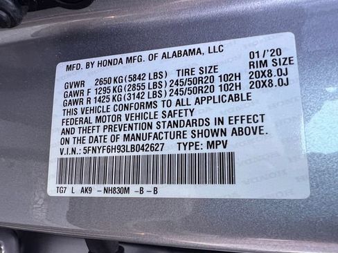 Used 2020 Honda Pilot Touring image 38