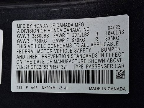 Used 2023 Honda Civic Sport image 26