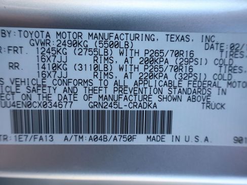 Used 2012 Toyota Tacoma 4x4 Access Cab V6 w/ TRD Off-Road Pkg image 46