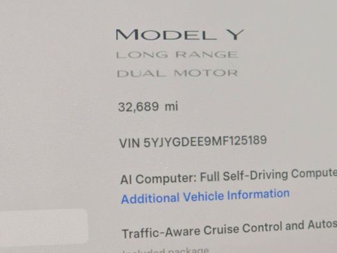 Used 2021 Tesla Model Y Long Range AWD/4WD image 6