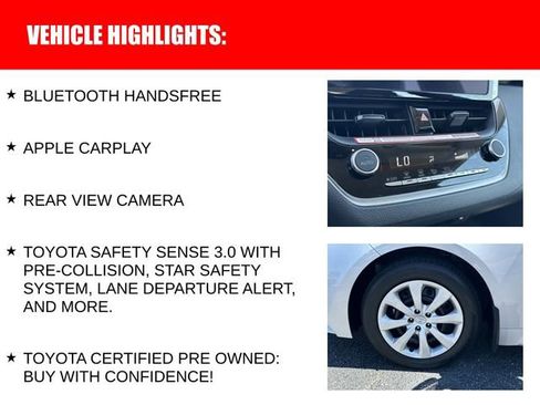 Certified 2025 Toyota Corolla LE image 9