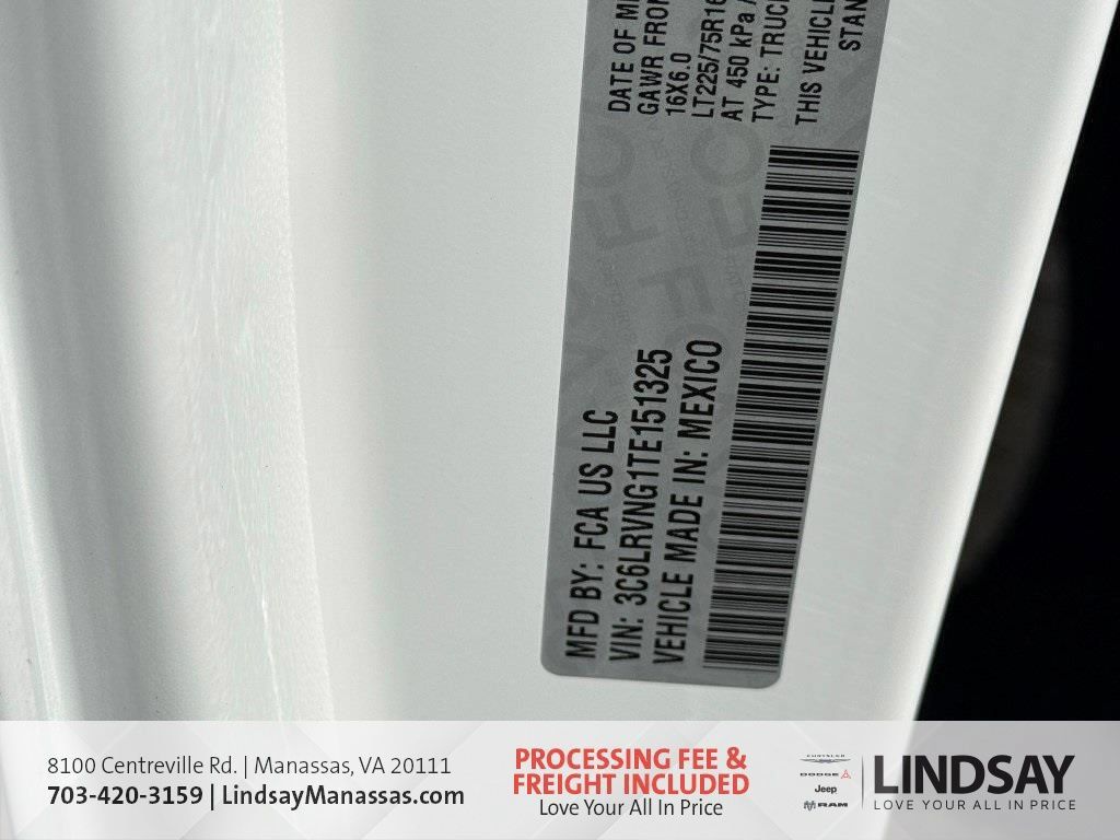 New 2026 RAM ProMaster 1500 w/ Safety Group FWD image 38