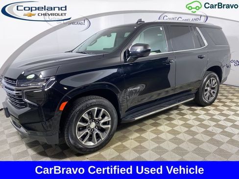 Certified 2021 Chevrolet Tahoe LT w/ Rear Media and Nav Package AWD/4WD image 1