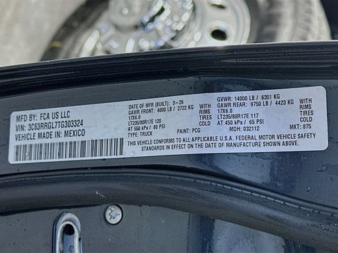 New 2026 RAM 3500 Tradesman AWD/4WD image 18