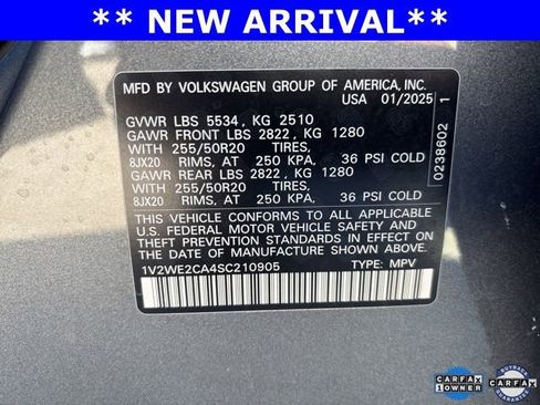 Used 2025 Volkswagen Atlas Cross Sport SE image 20
