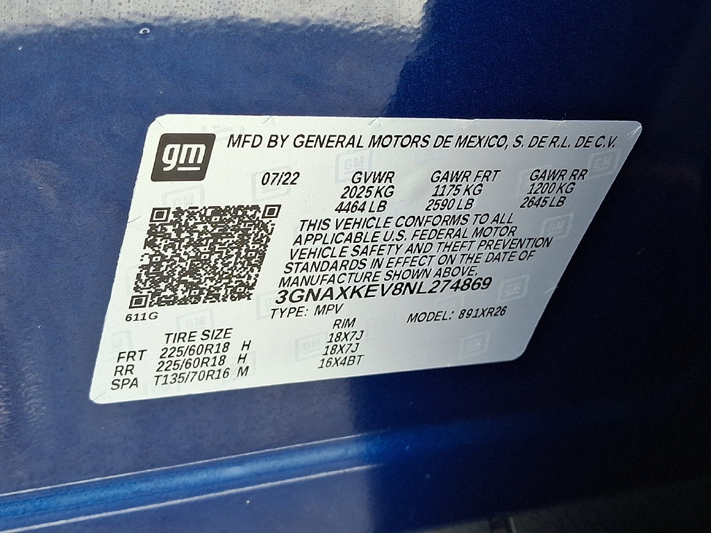 Used 2022 Chevrolet Equinox LT FWD image 30