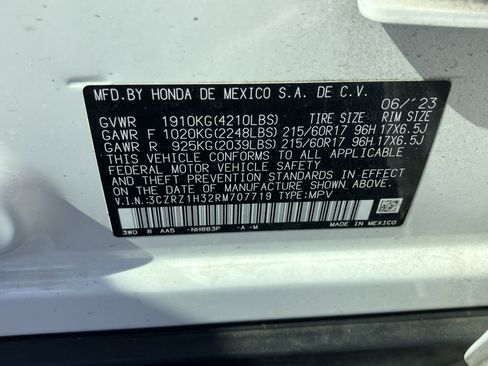 Certified 2024 Honda HR-V LX image 36