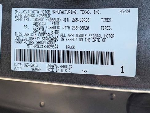 Used 2024 Toyota Tundra Limited w/ TRD Off-Road Package AWD/4WD image 29