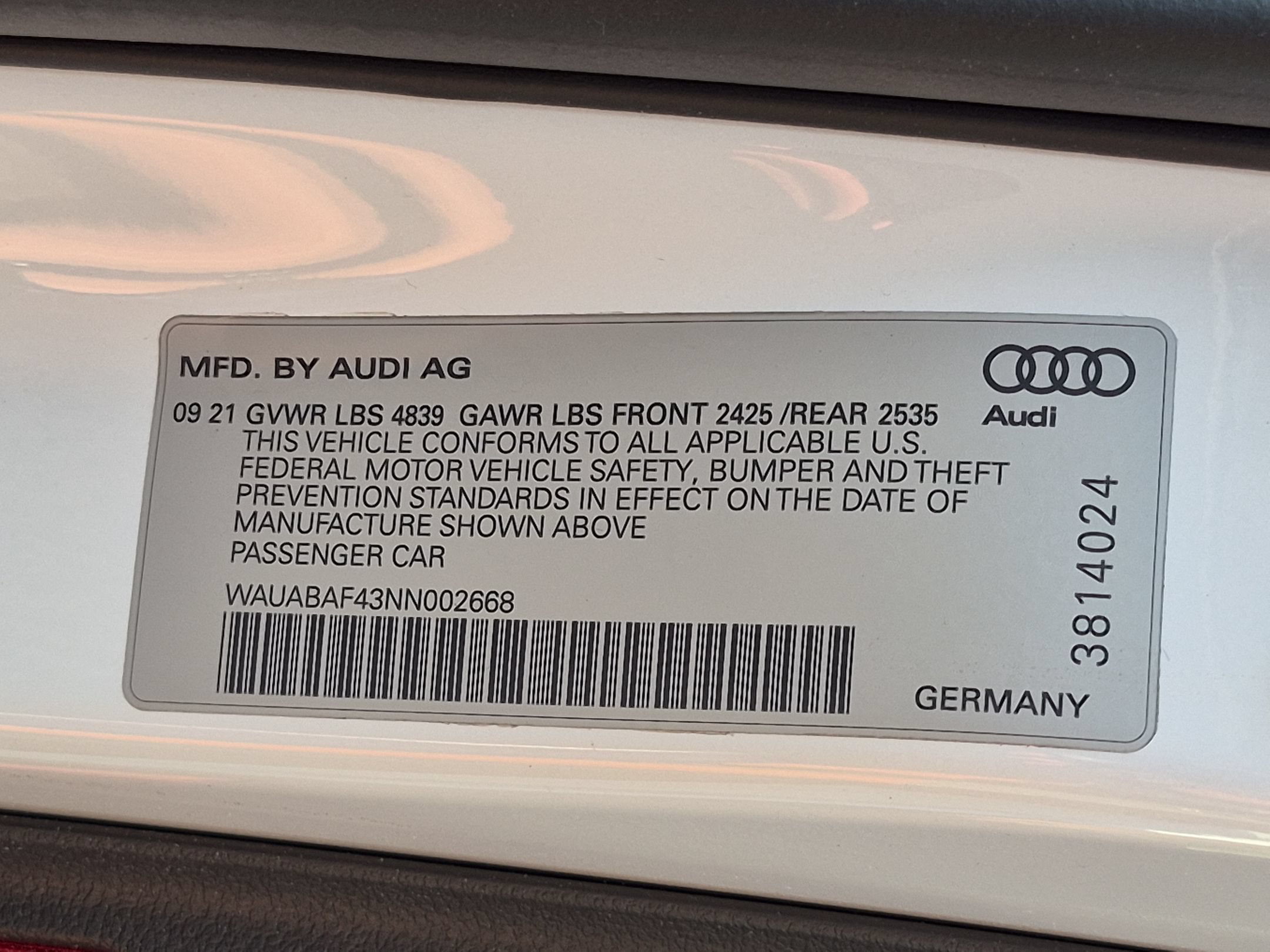 Used 2022 Audi A4 2.0T Premium w/ Convenience Package AWD/4WD image 26