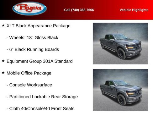 Used 2024 Ford F150 XLT w/ Mobile Office Package AWD/4WD image 12