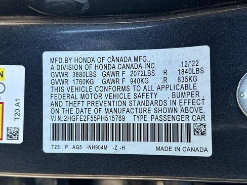Used 2023 Honda Civic Sport image 32