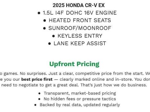 Used 2025 Honda CR-V EX image 2