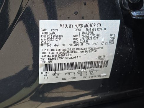 Used 2022 Lincoln Aviator Reserve w/ Equipment Group 201A AWD/4WD image 36