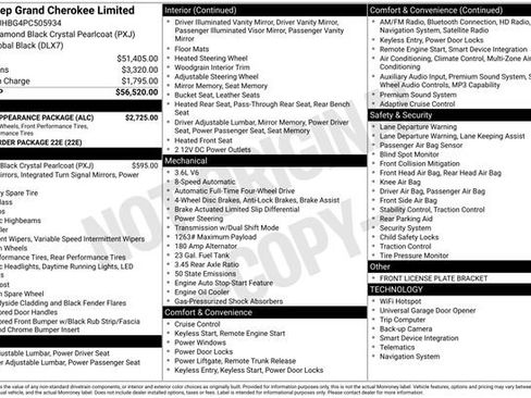 Used 2023 Jeep Grand Cherokee Limited w/ Black Appearance Package image 10