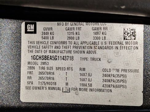 Used 2016 Chevrolet Colorado W/T w/ WT Convenience Package image 59