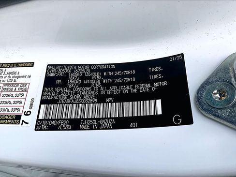 Certified 2025 Toyota Land Cruiser 1958 AWD/4WD image 33
