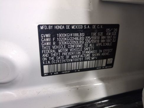 New 2027 Honda HR-V EX-L image 29