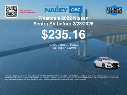 Used 2022 Nissan Sentra SV w/ Trunk Package