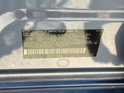 Used 2011 Toyota RAV4 4WD w/ Base L4 Extra Value Pkg image 28