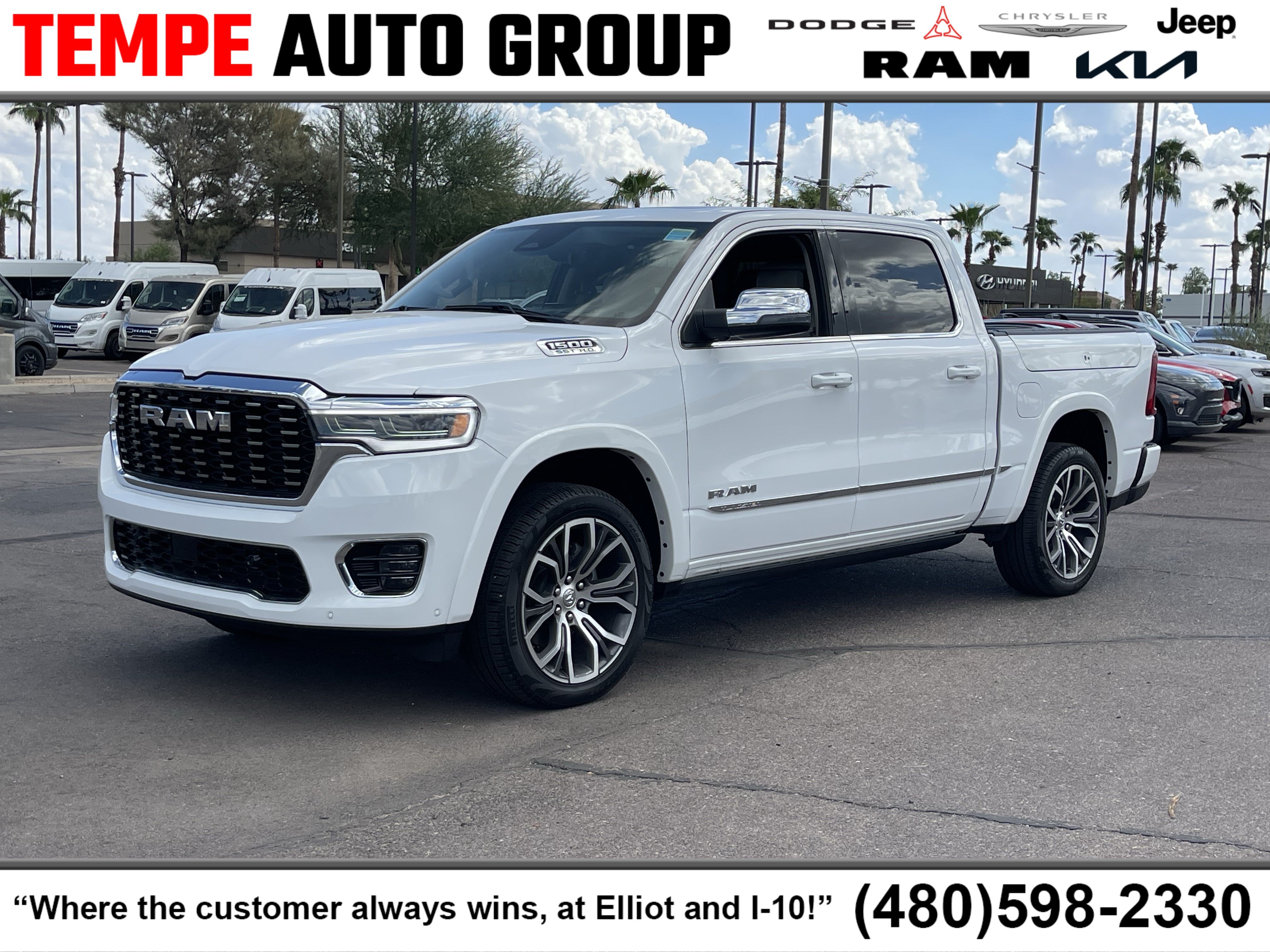 Certified 2025 RAM 1500 Tungsten w/ Trailer Tow Group AWD/4WD image 1