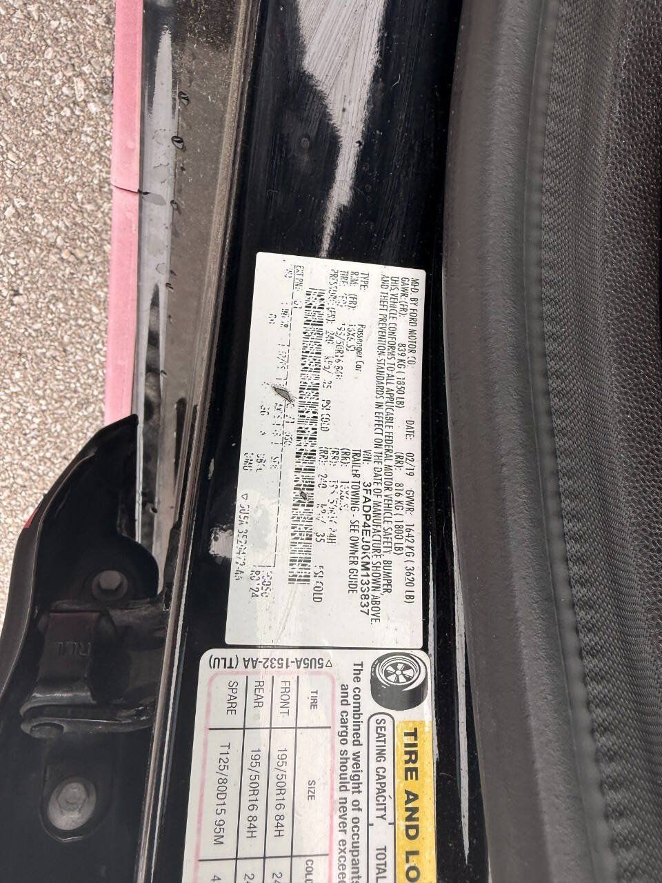 Used 2019 Ford Fiesta SE w/ Equipment Group 201A FWD image 52
