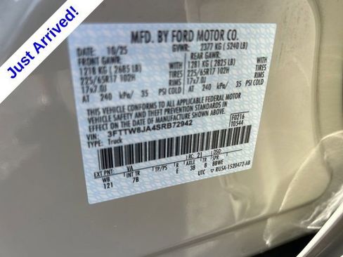 Used 2025 Ford Maverick XLT w/ Equipment Group 302A AWD/4WD image 33