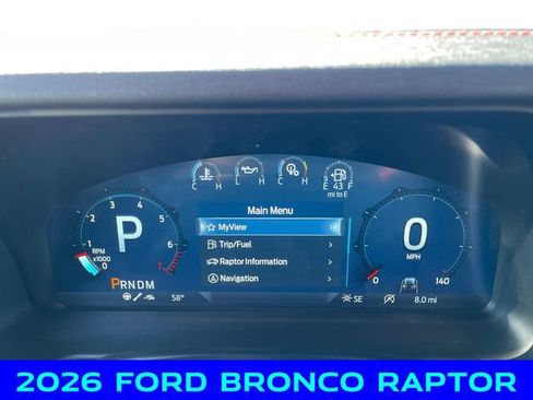 New 2026 Ford Bronco Raptor AWD/4WD image 2