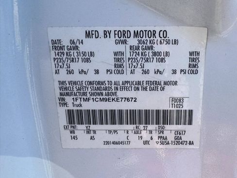 Used 2014 Ford F150 XL w/ Equipment Group 101A Mid RWD image 19