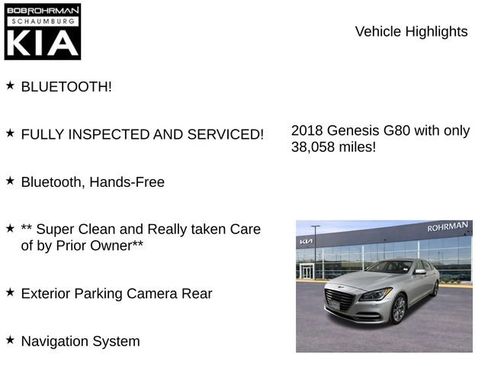 Used 2018 Genesis G80 3.8 AWD/4WD image 7